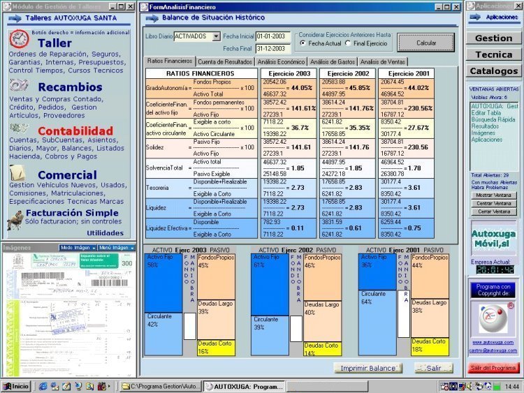 Estado financiero de una empresa