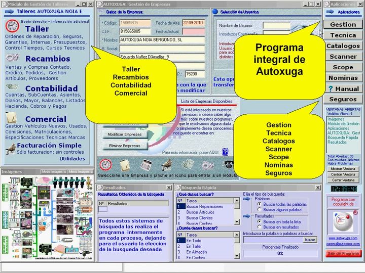 resentacion del programa informatico de 