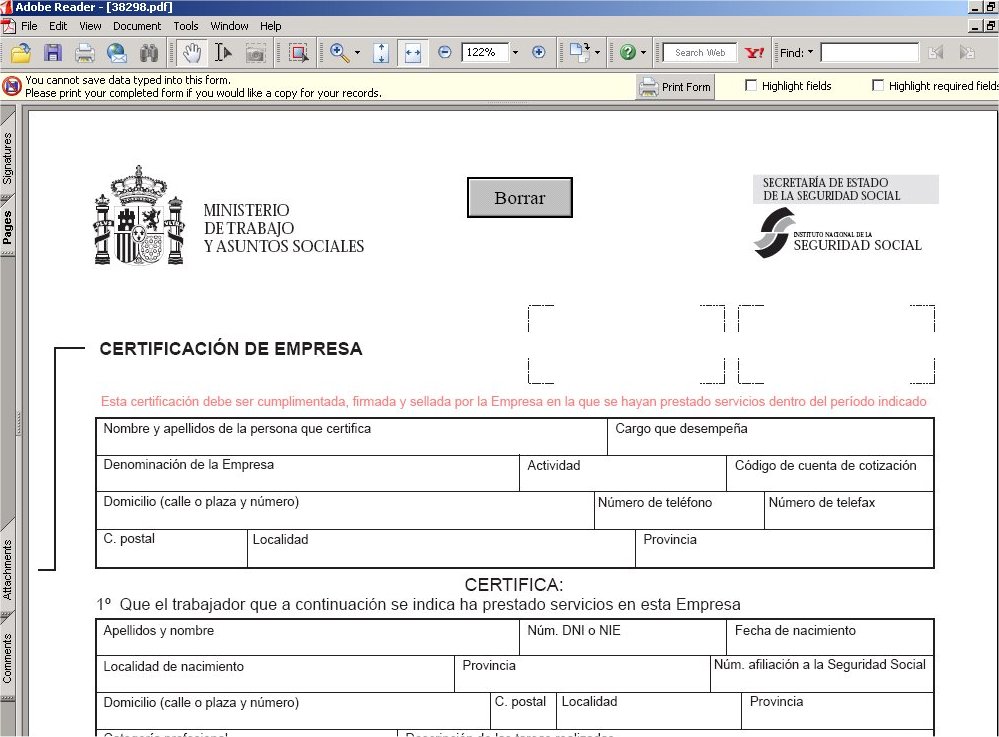 Modelo de nomina habitual de la seguridad social