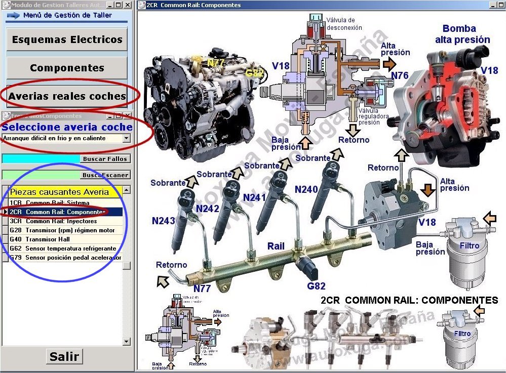 Esquema general del sistema Common-Rail