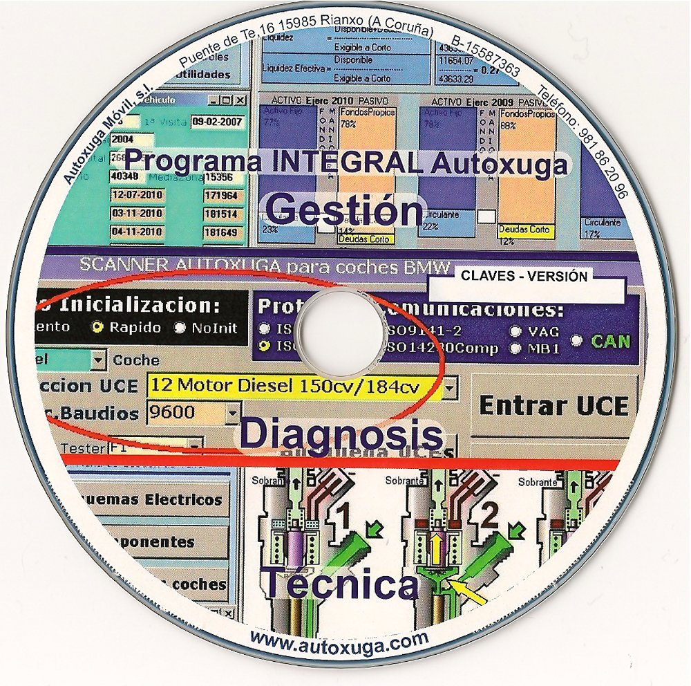 CD con software de diagnosis multimarca