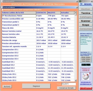 Leer valores UCEs